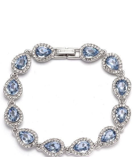 givenchy silvertone crystal flex bracelet|buy Givenchy bracelet online.